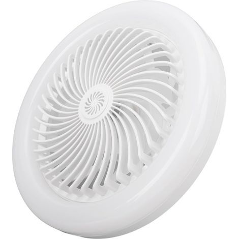Ventilateur plafond LED E27- avec télécommande, 3 températures de couleur-pour salon, chambre à coucher-26x13cm (1/5)