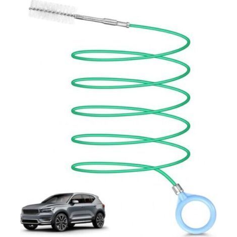 Car Sunroof Cleaning Brush, 300cm Long Sunroof Drain Brush Flexible Drain Brush Pipe Cleaning Tool