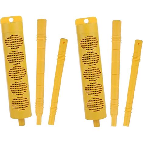 Ensemble de filtration d'eau, filtre pour piscine, filtre pour bassin à poissons, filtre à tige pour spa, cartouche filtrante pour spa, matériau plastique, jaune. (1/5)