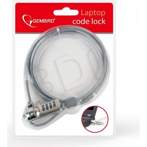 Laptop-Sicherheitskabel mit 4-stelligem Code GEMBIRD LK-CL-01