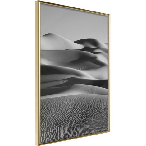Affiche Murale Encadrée "Ocean of Sand II" 30 x 42 cm Or