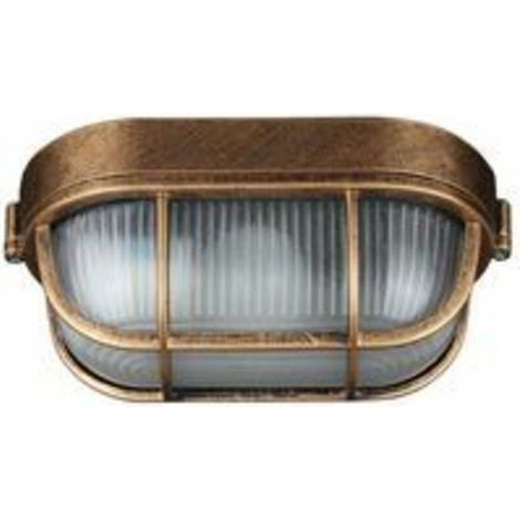 Applique D'extérieur, Lampe Ovale En Aluminium Moulé Sous Pression Applique, Murale Marine Nautique Lumière Vintage Industrielle, Lampe De Bateau, Décoration Mur Patio Couloir Lampes (1/5)