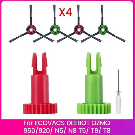 Moteur de brosse latérale, engrenage à enclenchement et brosse latérale pour robot ECOVACS DEEBOT OZMO 950/920/ N5/ N8 T5/ T9/ T8 V (1/5)