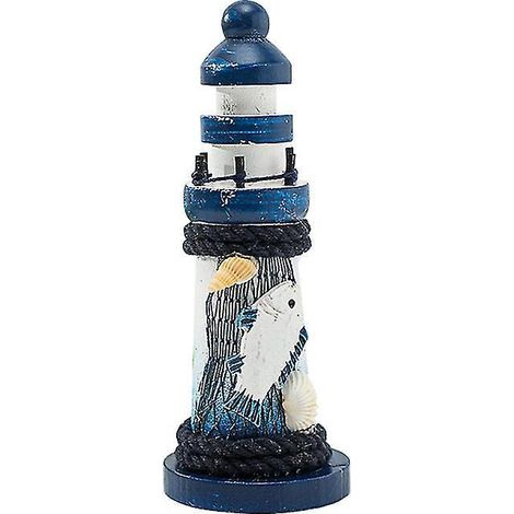 1 statue de phare en bois (1/3)