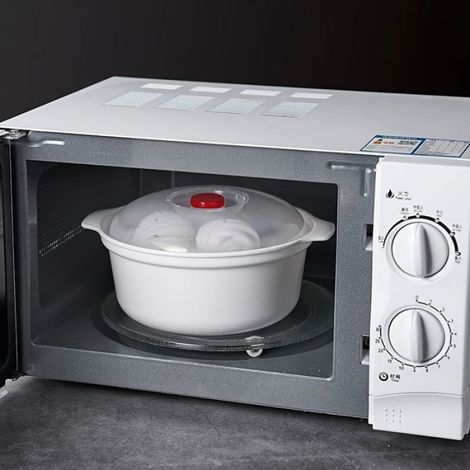 Bol Micro-Ondes - Polypropylène Alimentaire - Couvercle Ventilé - Lot De 3 Tailles S M L (1/5)