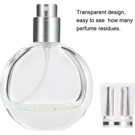 Flacon vaporisateur de parfum vide écologique, bouteille d'atomiseur de parfum rechargeable réutilisable durable, liquide de (1/4)