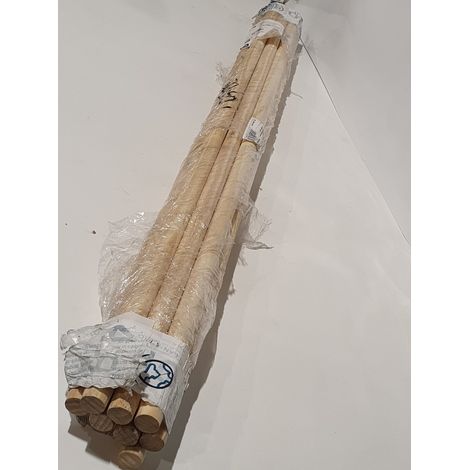 Manche Balai Bois Cantonnier Brut 28mm 140Cm - Guialto (1/4)