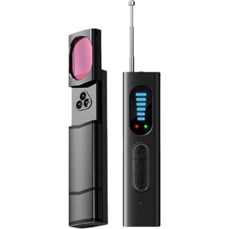 Detector Camaras Ocultas - Detector RF 1 MHz - 6,5 GHz - Deteccion Infrarrojos y Movimiento - Proteccion Anti-Espionaje - Viaje y Hotel - 1 Unidad (1/5)