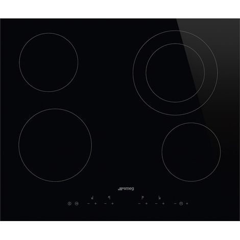 Smeg Universal SE364ETD plaque de cuisson noire 60 cm