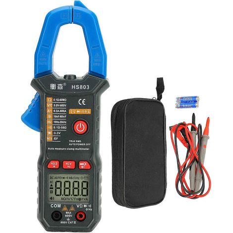Zangenmultimeter mit hoher Genauigkeit, intelligenter Sprachausgabe, NCV-Messung, Strom-, Spannungs-, Widerstands- und Kapazitätsmessung