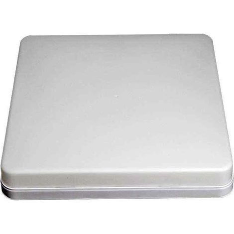 Plafonnier LED carré 36 W 6500 K, lumière blanche, idéal pour éclairer les espaces intérieurs et les bureaux.