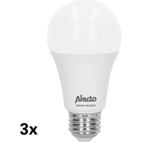 Smart Lampe alecto smart-bulb10 dimmbar wlan 3 Stück