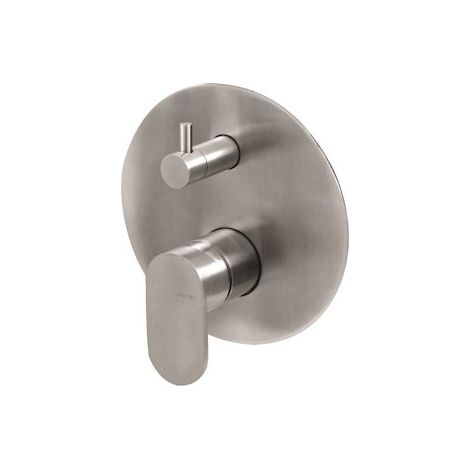 Miscelatore doccia acciaio inox con deviatore Vema AYAS STEEL V28142 - Satinato (1/3)