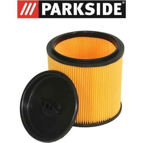 Filtre plissé pour aspirateur Parkside – Filtre permanent avec couvercle à baïonnette – Lavable et réutilisable – Pour aspiration poussière uniquement – Grizzly Tools