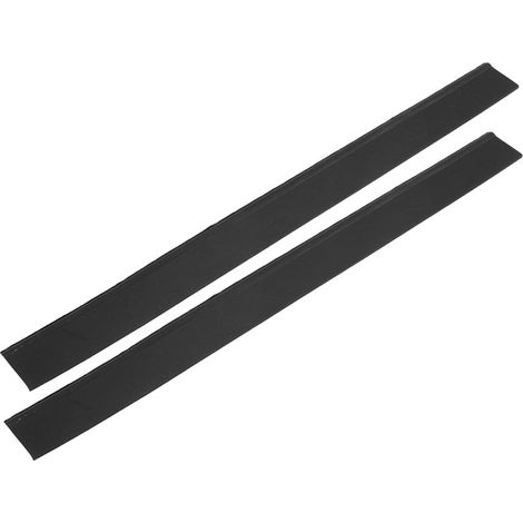 2pcs Remplacement de Raclette en Caoutchouc Noir pour Surfaces en Verre et Fenêtres, Outil Polyvalent de Nettoyage Domestique (1/5)
