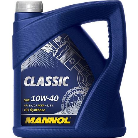 Olio motore per autoveicoli Mannol 10W40 classic SN/CH-4 4 litri (7501) (semisintetico) (1/2)