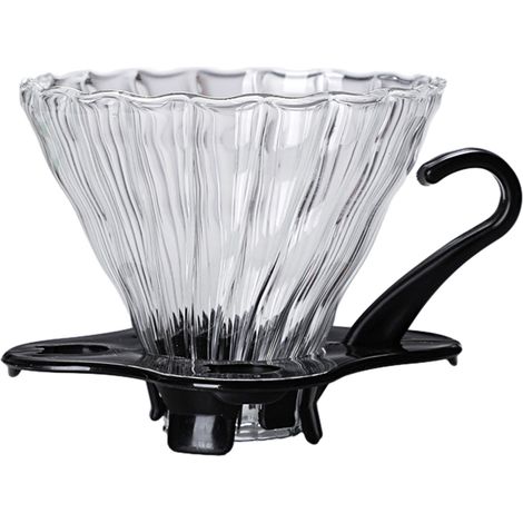 Filtre À Café En Verre - Entonnoir À Café Filtration Manuelle - Pour Préparation Individuelle - 1 Pièce (1/5)