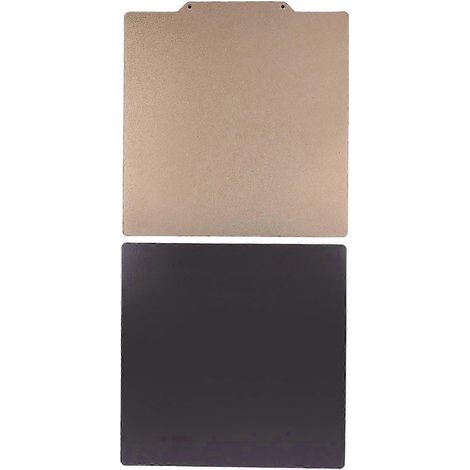 Plaque d'impression texturée PEO/PEI 310x310mm, lit en acier à ressort avec aimant souple, compatible Ender 3 V2, Bambu Lab X1 et P1P. (1/4)