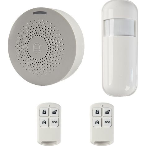 SomLife Système d'Alarme Domestique sans fils WiFi Smart Home, detecteur de mouvement Wireless  avec Application Tuya Smart Life