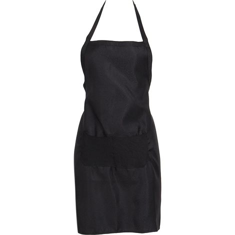 Verstellbare, einfarbige Küchenschürze mit wasserdichter Tasche für Damen und Herren