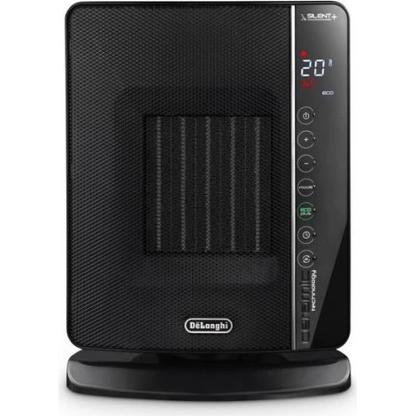 DELONGHI Soufflant céramique - DCH7993ER.BC -2400W - Noir et chrome (1/5)
