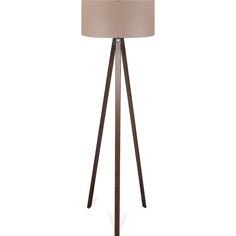 Lámpara de pie, lámpara de pie, iluminación de salón. Lamp Marrón