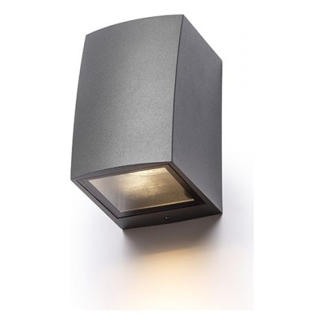 Lampada Faretto SELMA da parete grigio antracite  230V GU10 35W IP54