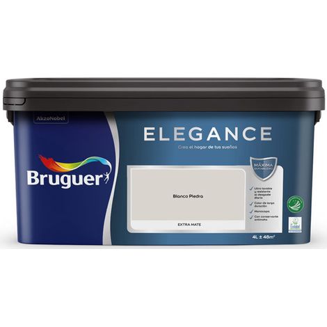 PEINTURE PLASTIQUE ELEGANCE BLANC PIERRE MAT