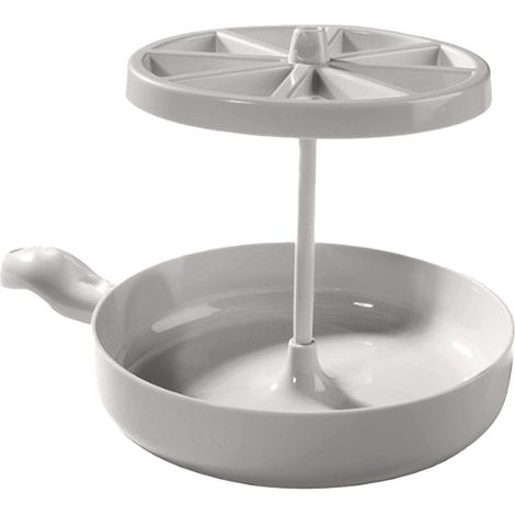 Cuiseur à bacon pour micro-ondes - Bacon Wizard cuit 450 g de tranches et réduit la teneur en matières grasses de 40 % - Idéal pour préparer facilement vos repas de gibier - Plus croustillant, plus sa (1/5)