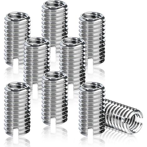Raccord Fileté Réducteur - M8 Extérieur M6 Intérieur - 15 mm - Acier Inoxydable - Pour Réparation de Filetage - 8 Pièces (1/5)