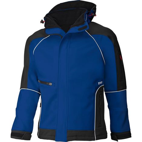 FHB Softshelljacke WALTER Größe XL royal / schwarz - 78518-3620-XL (1/2)