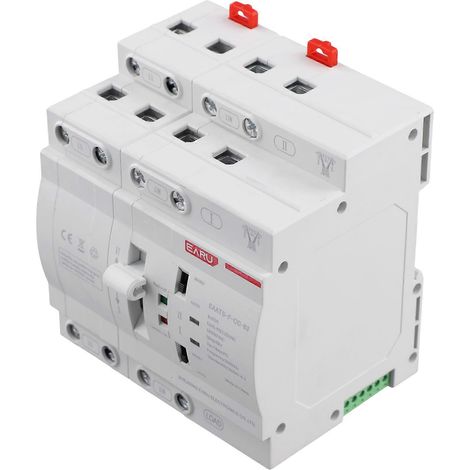 EARU ATS 4P 63A Automatischer Umschalter für zwei Stromversorgungen, 110V 4P Notstrom-Umschalter (2 Stück) (1/5)