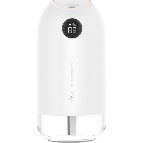 Ahlsen Humidificateur d'air 500ML, humidificateur d'air à ultrasons silencieux pour bébé, éteint automatiquement l'humidificateur d'air domestique, utilisé pour le yoga dans la chambre et le bureau, a (1/5)