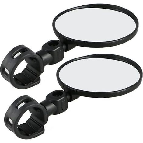 HOXILEELEO - Specchi moto retrovisore convesso grandangolare, resistente e regolabile, coppia (1/5)