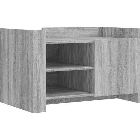 Maison Exclusive - Tavolino Salotto Grigio Sonoma 80x50x50 cm Legno Multistrato