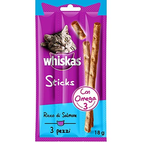 Whiskas Sticks Salmon (3u/18gr) (x28) (1/4)