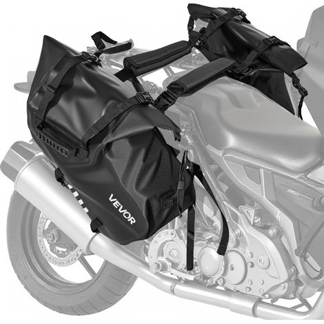 Borsa da Sella Laterale per Moto, 28 L Borsa a Tracolla con (1/5)