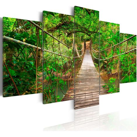Quadro - Passeggiata tra gli alberi - 100x50 (1/4)