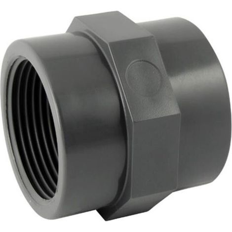 Raccord d'évacuation PVC – Manchon à visser 3/4'' – Pression maxi 16 bars – Connexion sécurisée pour plomberie et irrigation