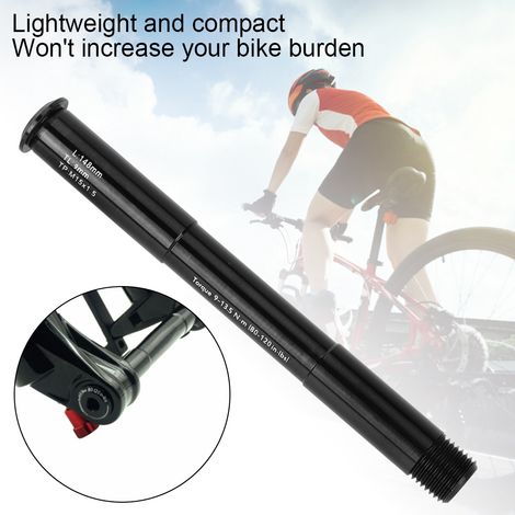 Axe de Fourche Vélo Avant 15x100mm Boost Aluminium Renforcé Compatible Suspensions RockShox (148mm) (1/5)