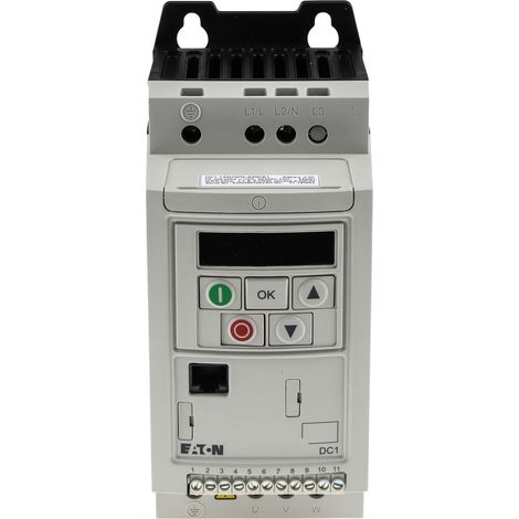 Variateur de fréquence Eaton Eaton Moeller, 0,37 kW 230 V c.a. 1 phase, 2,3 A, 0 50Hz ( Prix pour 1 )