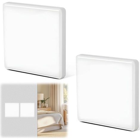 2 Stück Abdeckplatten für Wandsteckdosen von Stromzählern, Metall-Blindplatten 86x86mm für rechteckige Einbausteckdosen (1/5)