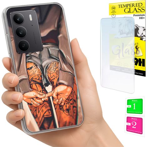 Custodia per Realme C75 / 14X 5G con cover fotografica e vetro temperato 9H. (1/5)