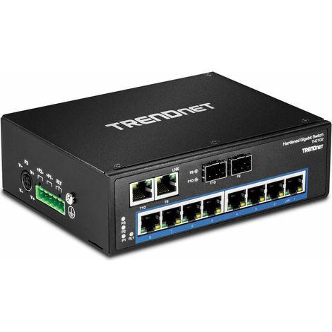 trendnet TI-G102 Switch de Red Industrial de 10 Puertos
