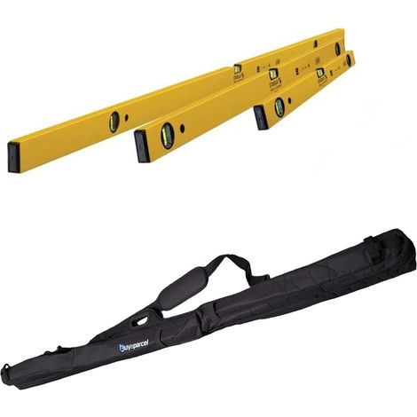 Stabila 70-2 Series Box 3 Vial Spirit Levels 60cm 120cm 180cm + Bag STB702SET (1/5)