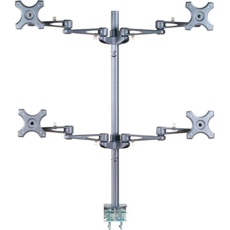 Neomounts FPMA-D935D4 support de bureau argenté réglable (1/3)