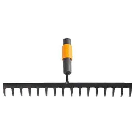 Fiskars 1000654 rastrillo negro y amarillo 16 dientes acero