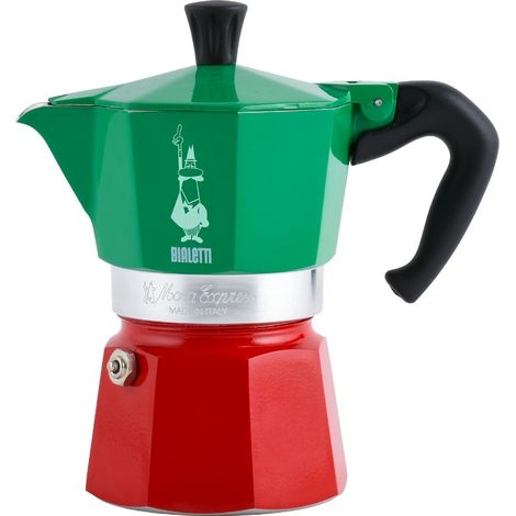 Caffettiera Moka Express Bialetti 6 tazze Tricolore 5323