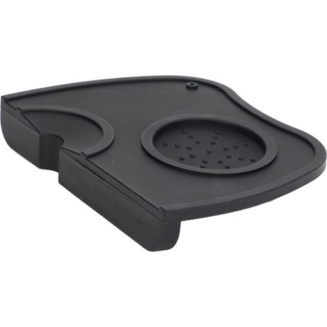 Tapis de Tassage Café Anti-Dérapant en Silicone avec Trou Unique, Multifonctionnel pour Stockage (1/5)
