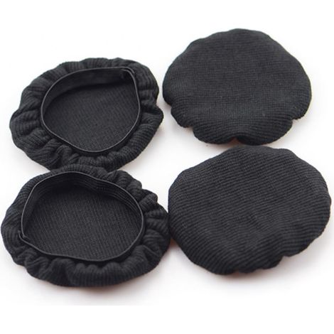 Protection auditive pour Casque Tissu Noir 10 pièces réduction de Bruit et Confort d'écoute pour Usage Professionnel et Domestique (1/5)